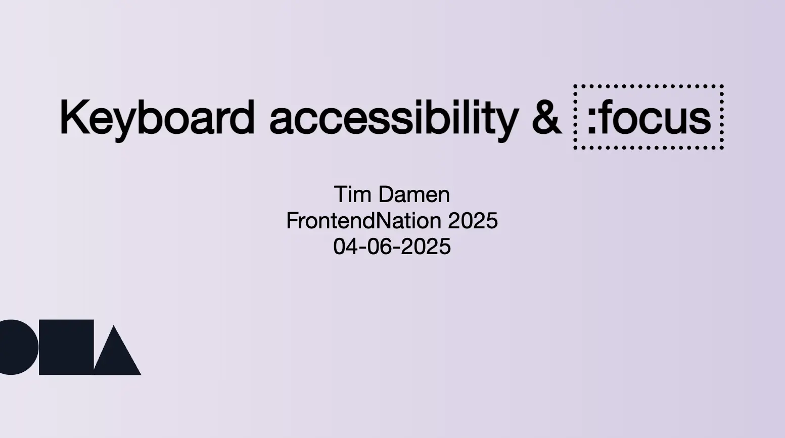 Thumbnail for Stuck in a Focustrap: Keyboard Accessibility & Focus